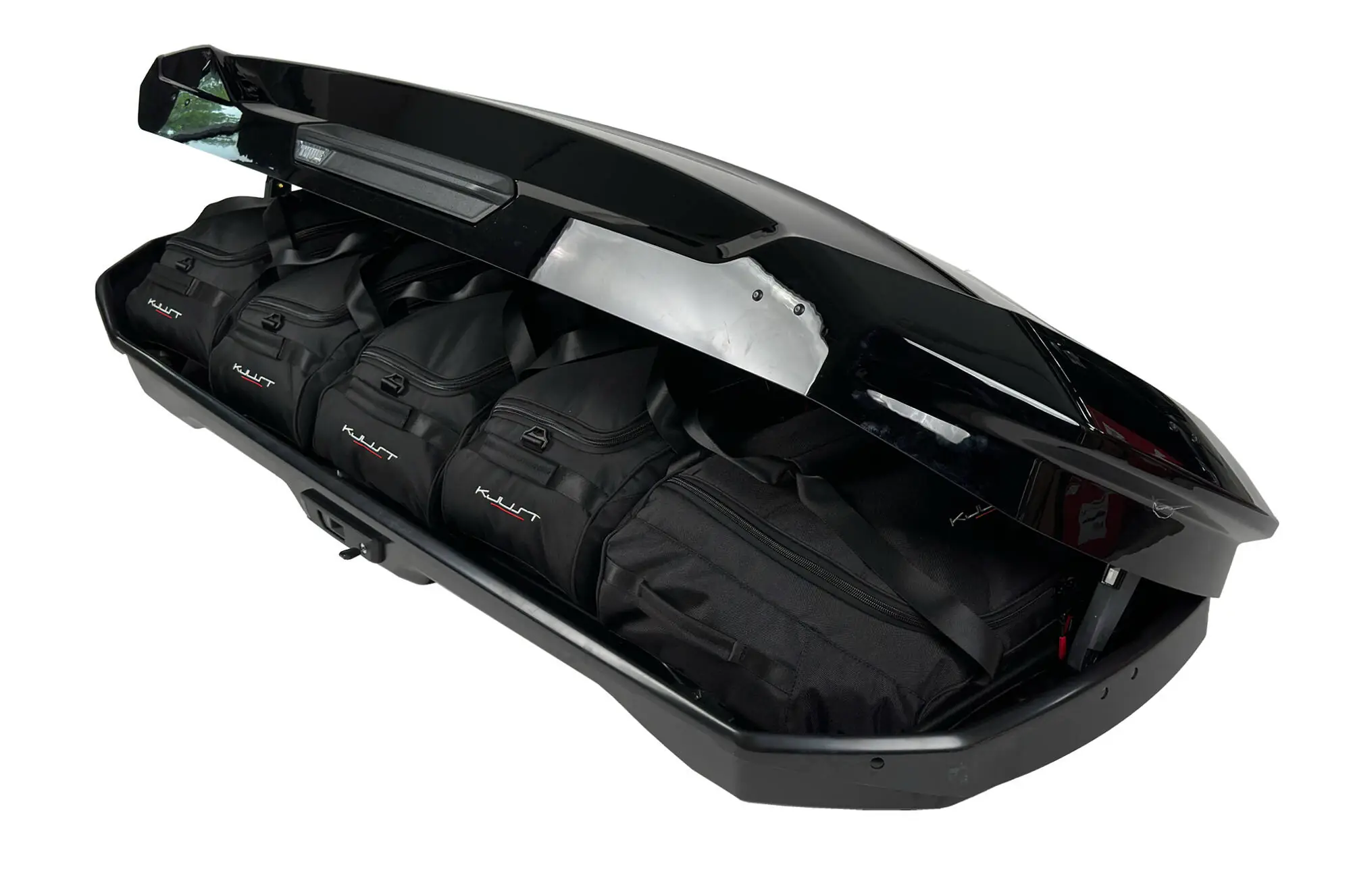 KJUST TASSENSET 5 STUKS VOOR DAKKOFFER THULE MOTION 3 XL LOW